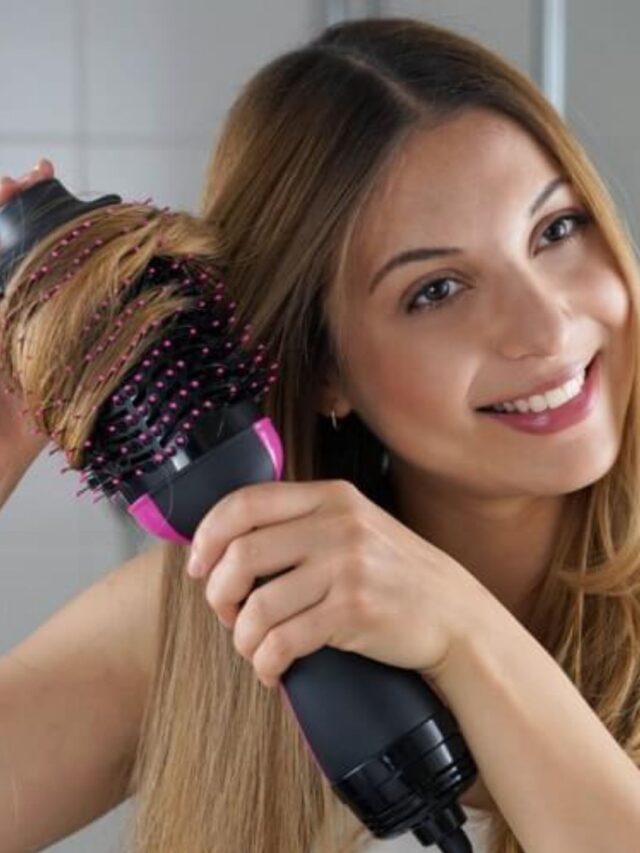 Escova secadora com temperatura ajustável