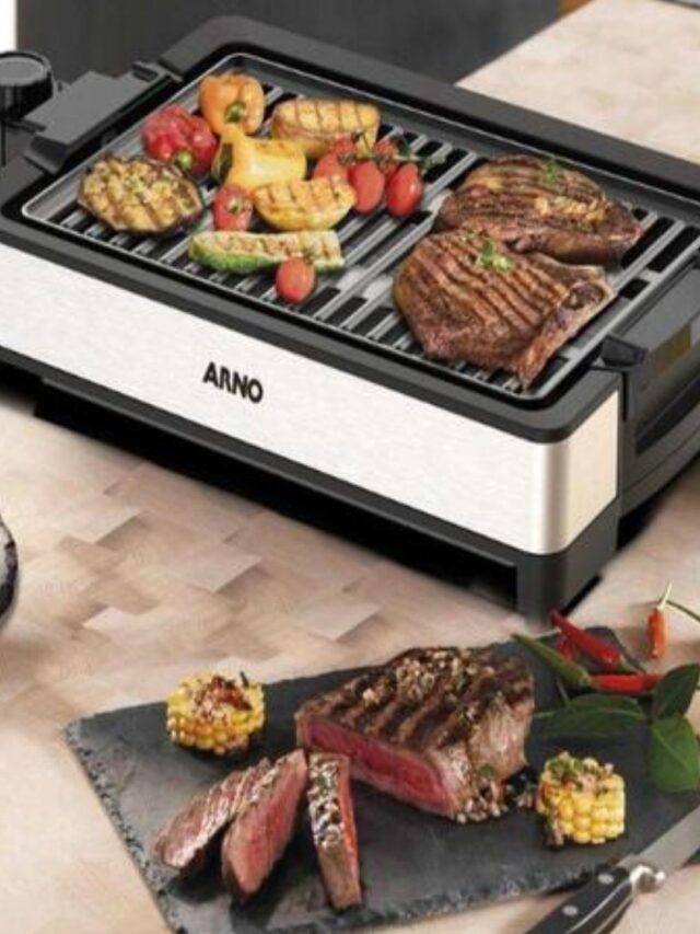 Churrasqueira elétrica para apartamento pequeno