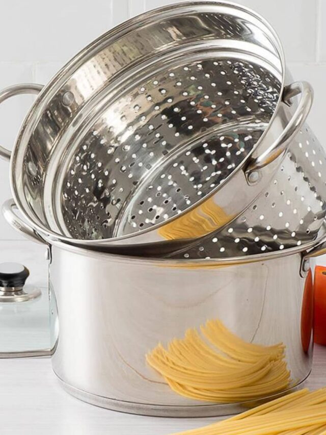 Panela de Macarrão com Escorredor