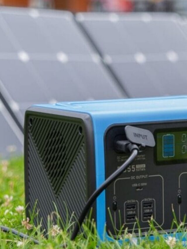 Estação de Energia Solar Portátil