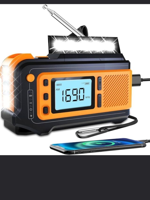 Melhor Rádio de Emergência a Energia Solar
