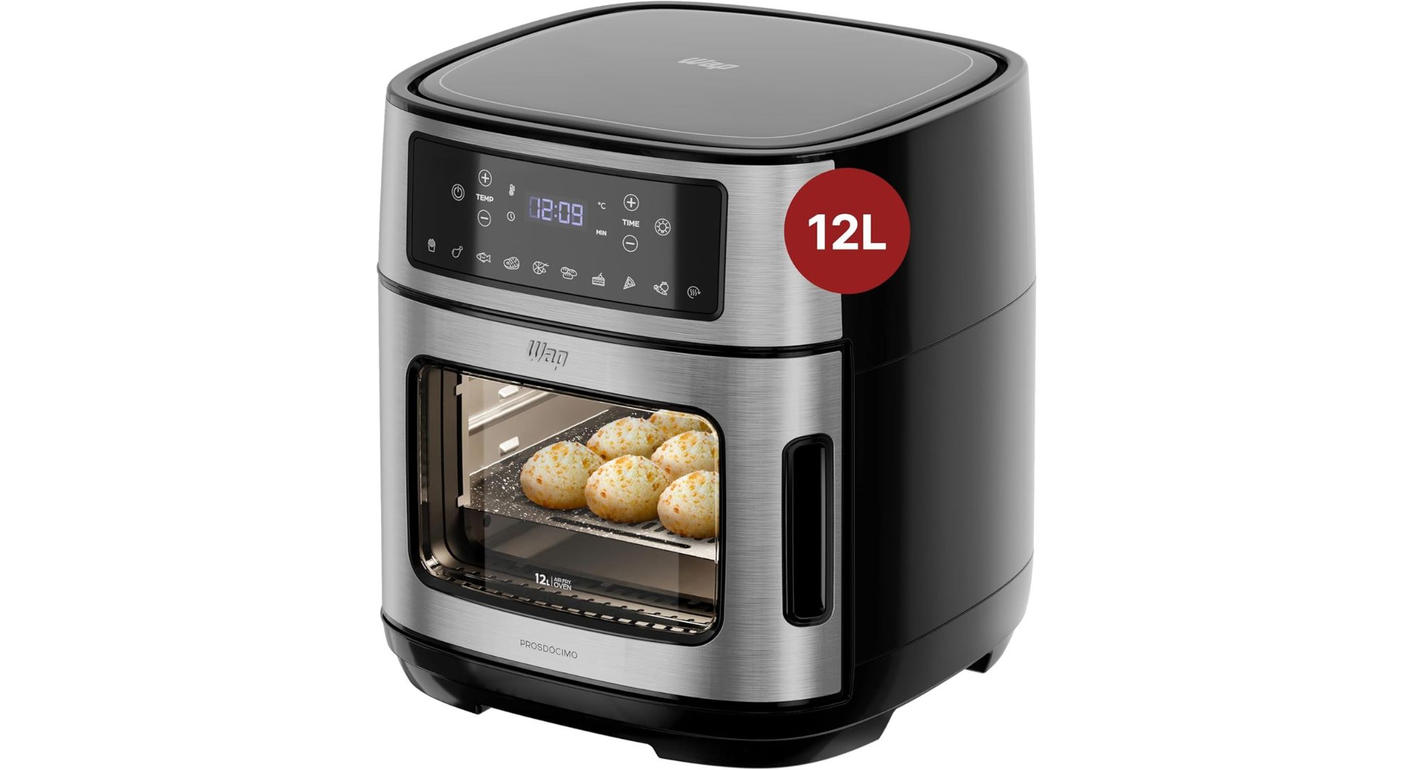 Fritadeira Elétrica Air Fryer OVEN DIGITAL 12 Litros