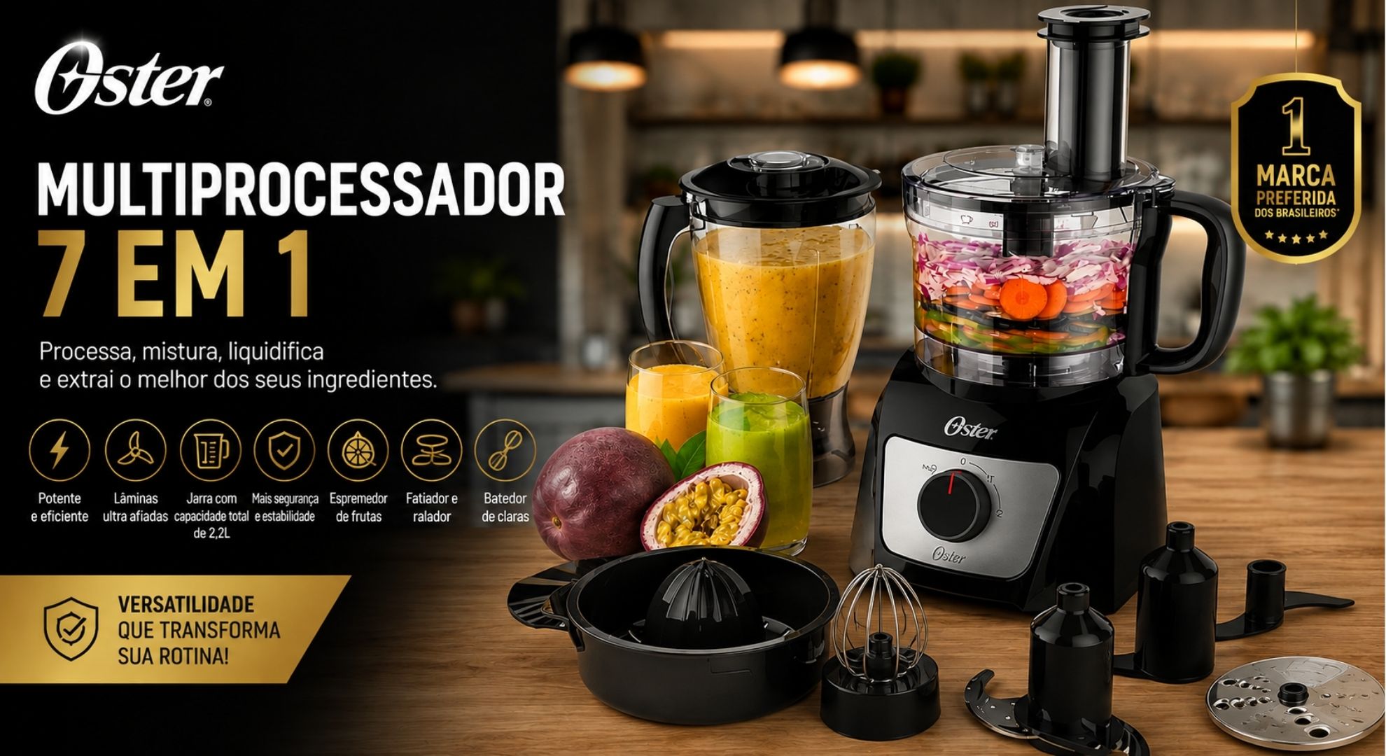 Análise do Oster Black 7 em 1: vale a pena comprar?