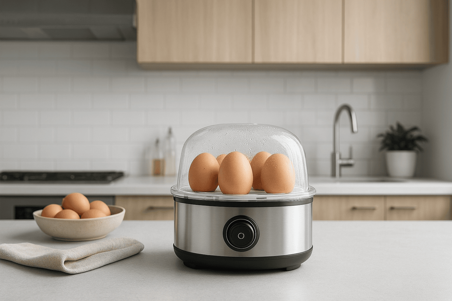Cozedor Elétrico de Ovos a Vapor 7 Und. 110v