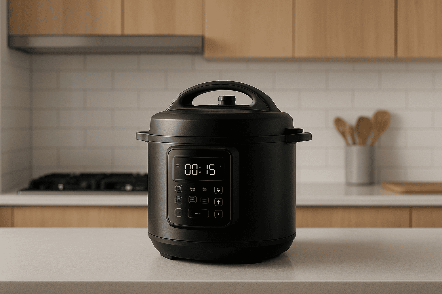 MONDIAL Panela de Pressão Digital, Master Cooker - 5L, 220V, Preto, 900W - PE-38