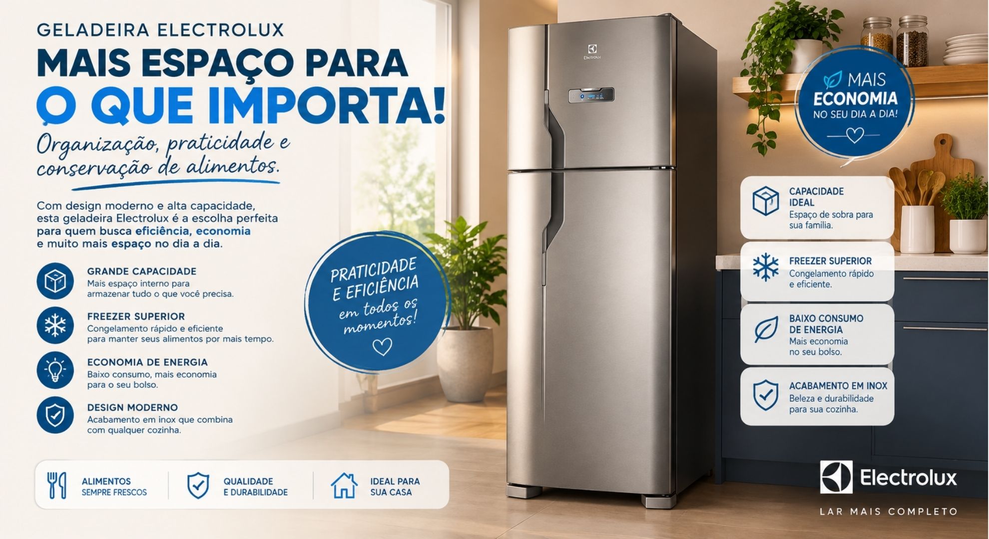 Geladeira Electrolux Frost Free 371L - 220V - (DFX41)