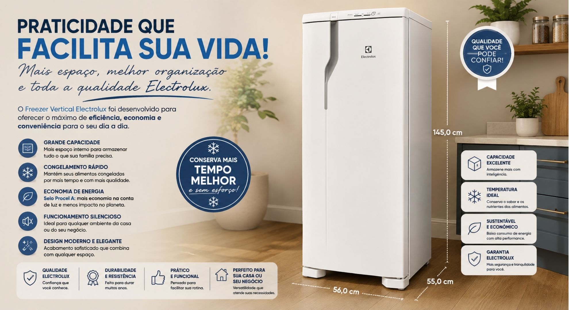 Refrigerador Electrolux - 240L - 1 Porta - Classe A - 110V